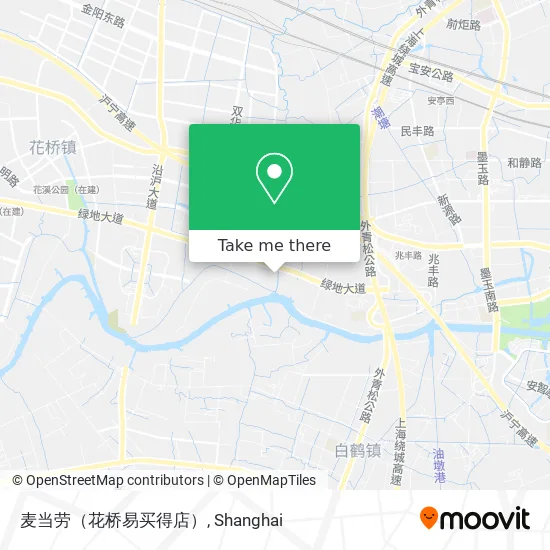 麦当劳（花桥易买得店） map