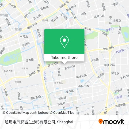 通用电气药业(上海)有限公司 map