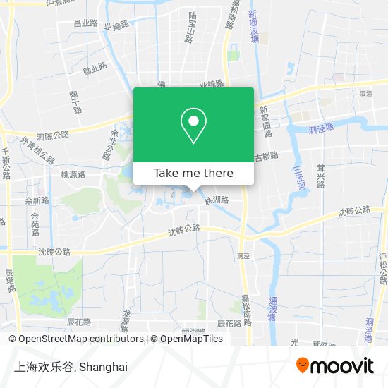 上海欢乐谷 map