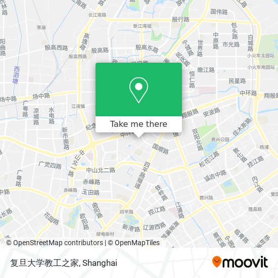 复旦大学教工之家 map