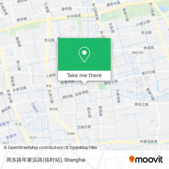 周东路年家浜路(临时站) map