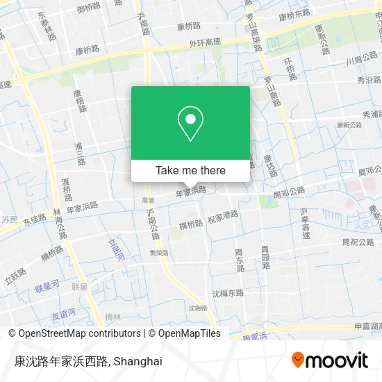 康沈路年家浜西路 map