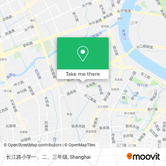 长江路小学一、二、三年级 map