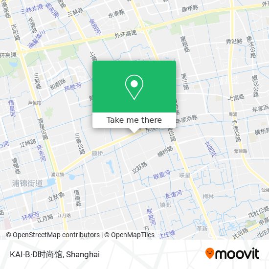 KAI·B·D时尚馆 map