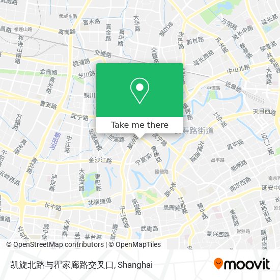 凯旋北路与瞿家廊路交叉口 map