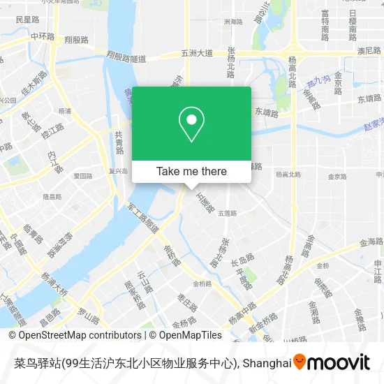 菜鸟驿站(99生活沪东北小区物业服务中心) map