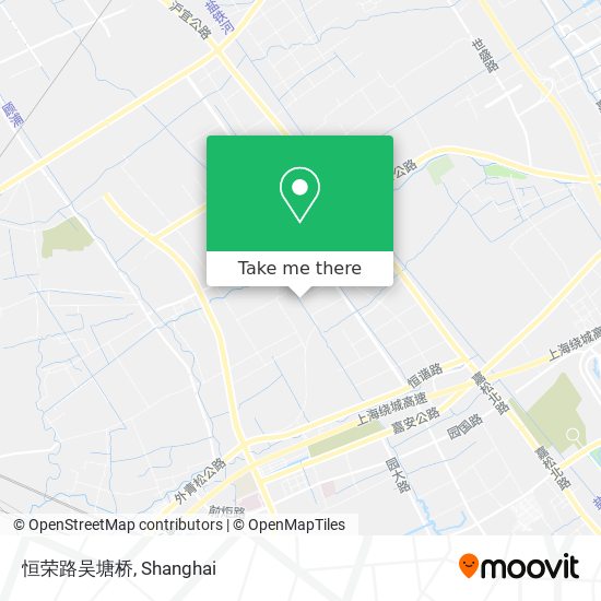 恒荣路吴塘桥 map
