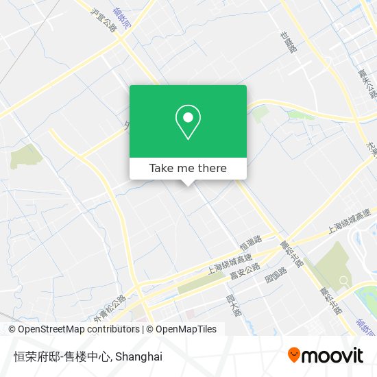 恒荣府邸-售楼中心 map