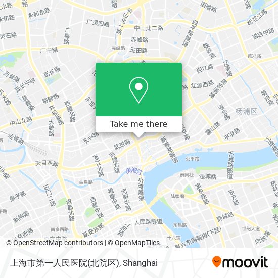 上海市第一人民医院(北院区) map