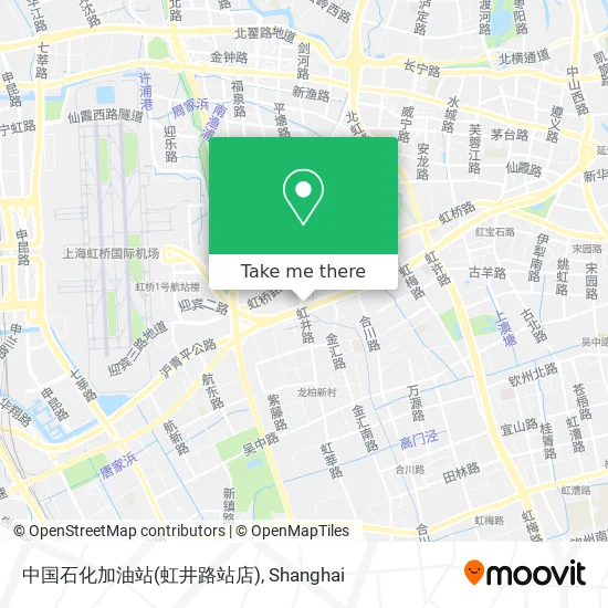 中国石化加油站(虹井路站店) map