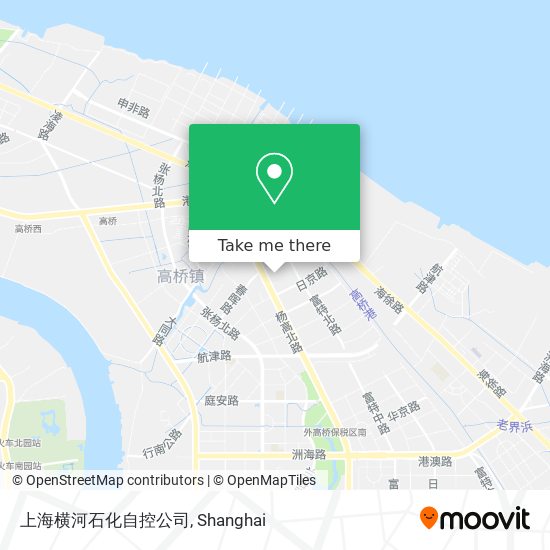 上海横河石化自控公司 map