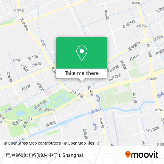 电台路顾北路(顾村中学) map