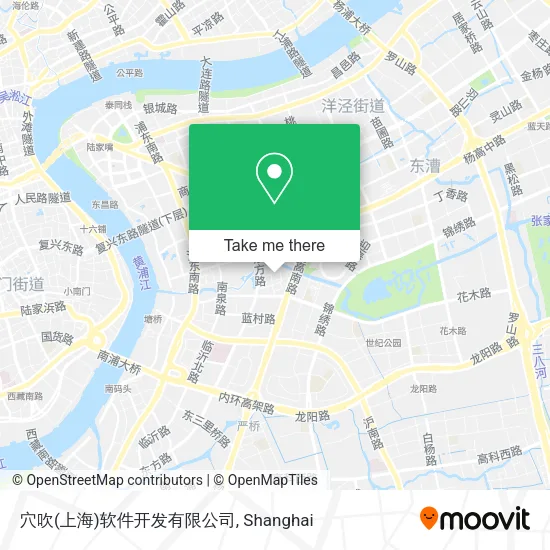 穴吹(上海)软件开发有限公司 map