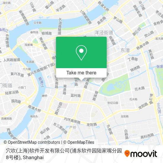 穴吹(上海)软件开发有限公司(浦东软件园陆家嘴分园8号楼) map