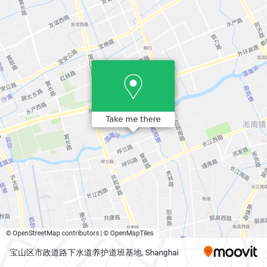 宝山区市政道路下水道养护道班基地 map