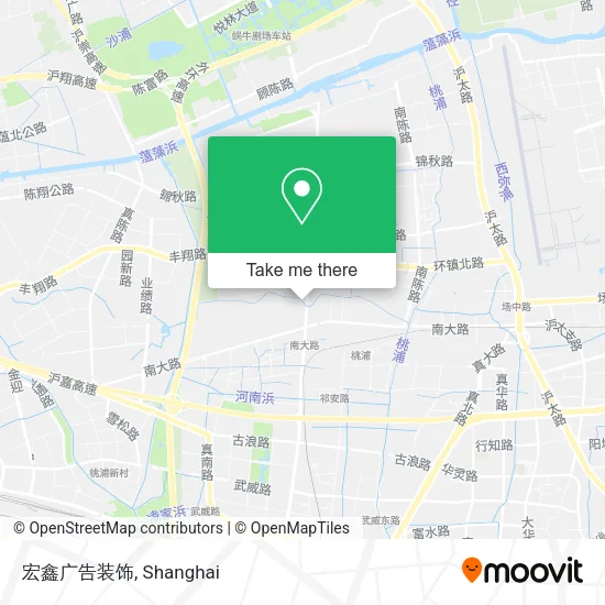 宏鑫广告装饰 map