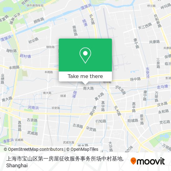 上海市宝山区第一房屋征收服务事务所场中村基地 map