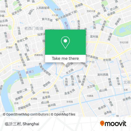 临沂三村 map