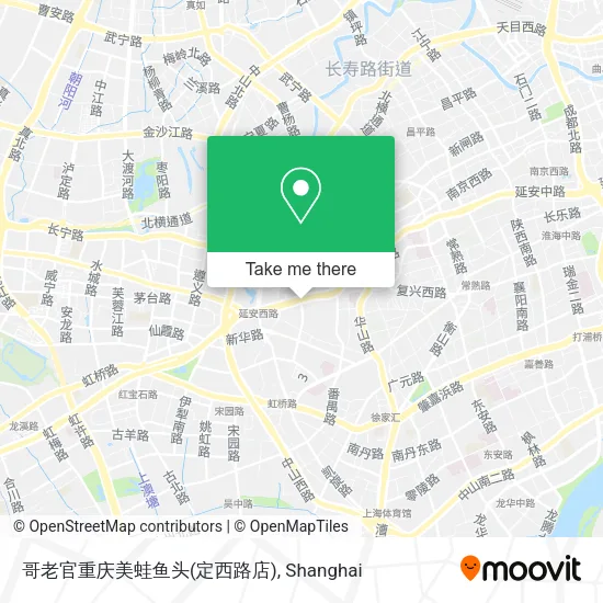 哥老官重庆美蛙鱼头(定西路店) map