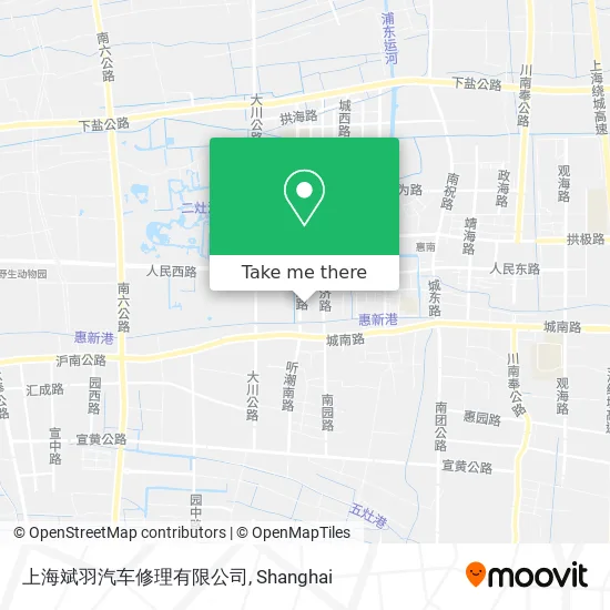 上海斌羽汽车修理有限公司 map