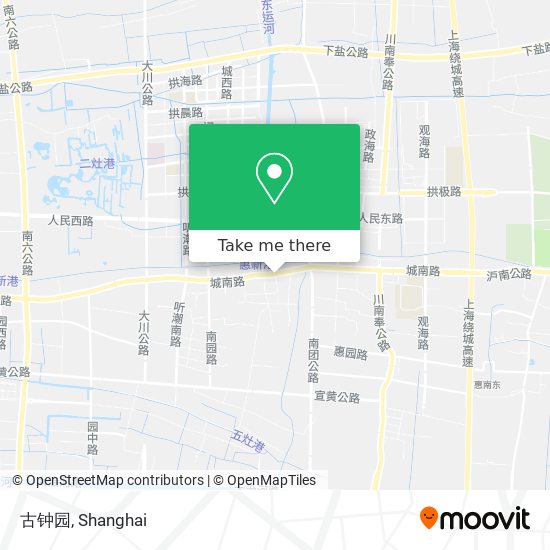 古钟园 map