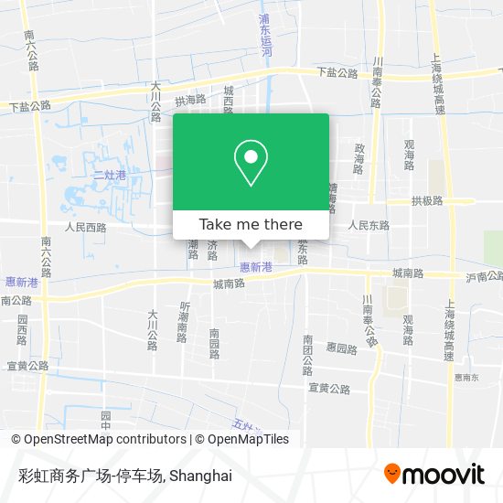 彩虹商务广场-停车场 map