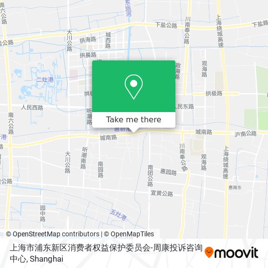 上海市浦东新区消费者权益保护委员会-周康投诉咨询中心 map