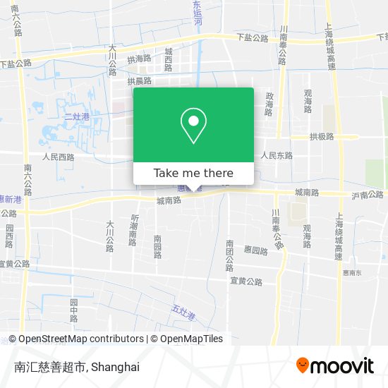 南汇慈善超市 map