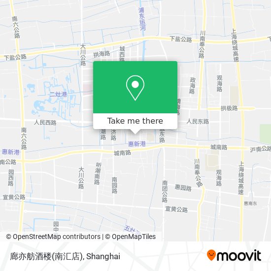 廊亦舫酒楼(南汇店) map