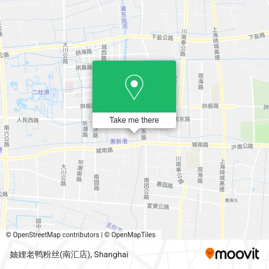 妯娌老鸭粉丝(南汇店) map