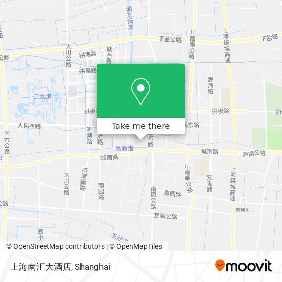 上海南汇大酒店 map