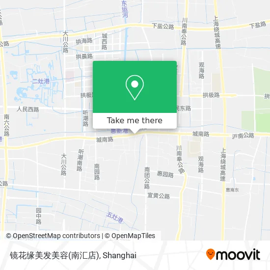 镜花缘美发美容(南汇店) map