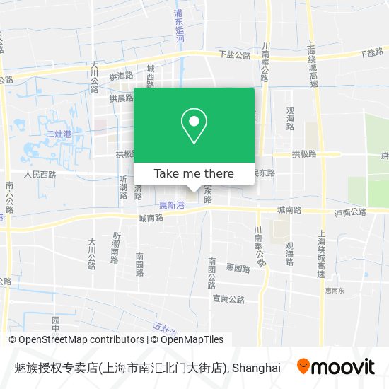 魅族授权专卖店(上海市南汇北门大街店) map