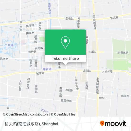 留夫鸭(南汇城东店) map