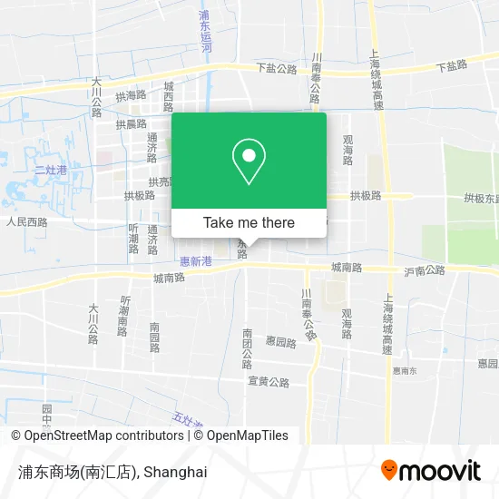 浦东商场(南汇店) map