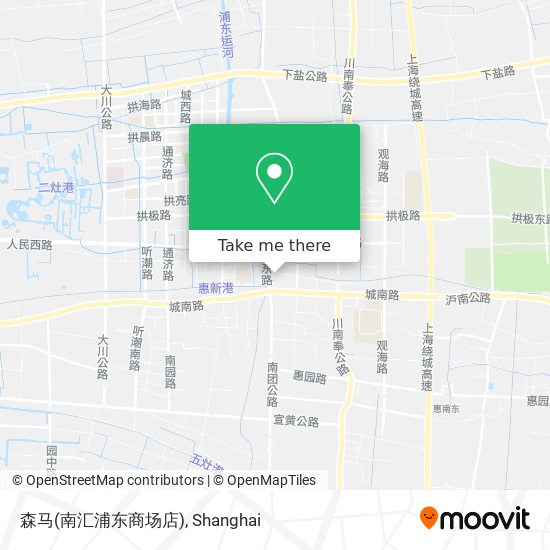 森马(南汇浦东商场店) map