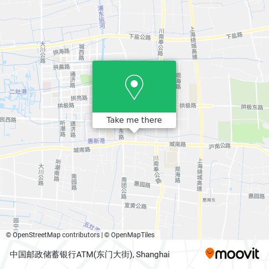 中国邮政储蓄银行ATM(东门大街) map