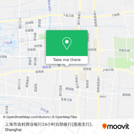 上海市农村商业银行24小时自助银行(惠南支行) map