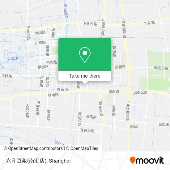 永和豆浆(南汇店) map