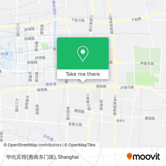 华伦宾馆(惠南东门路) map