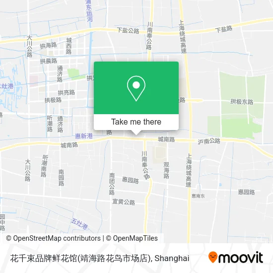 花千束品牌鲜花馆(靖海路花鸟市场店) map