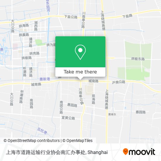 上海市道路运输行业协会南汇办事处 map