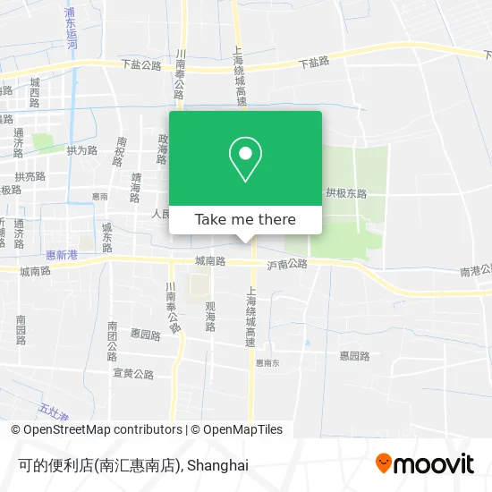 可的便利店(南汇惠南店) map