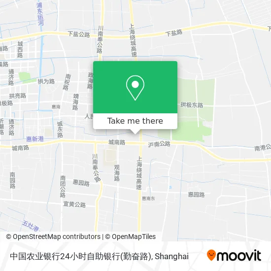 中国农业银行24小时自助银行(勤奋路) map