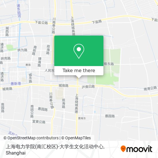 上海电力学院(南汇校区)-大学生文化活动中心 map
