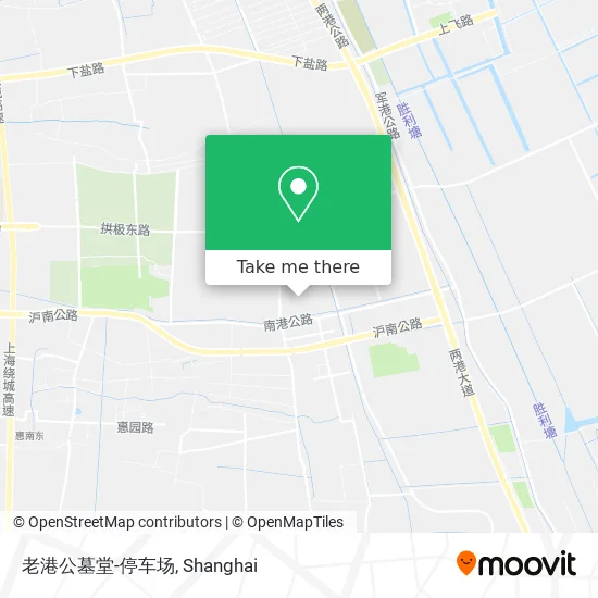 老港公墓堂-停车场 map