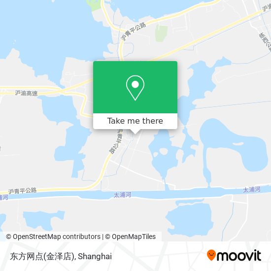 东方网点(金泽店) map