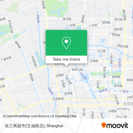 农工商超市(文涵路店) map