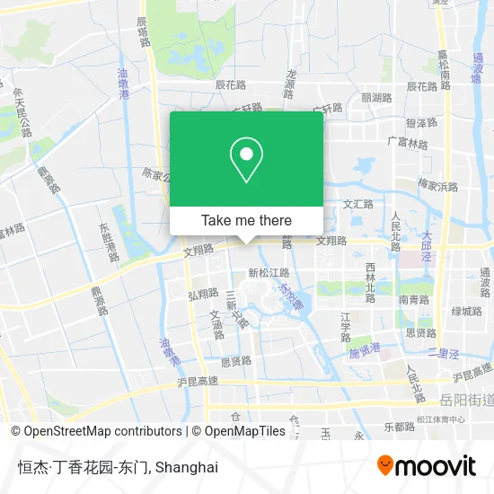 恒杰·丁香花园-东门 map