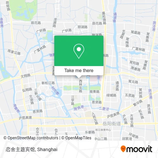 恋舍主题宾馆 map